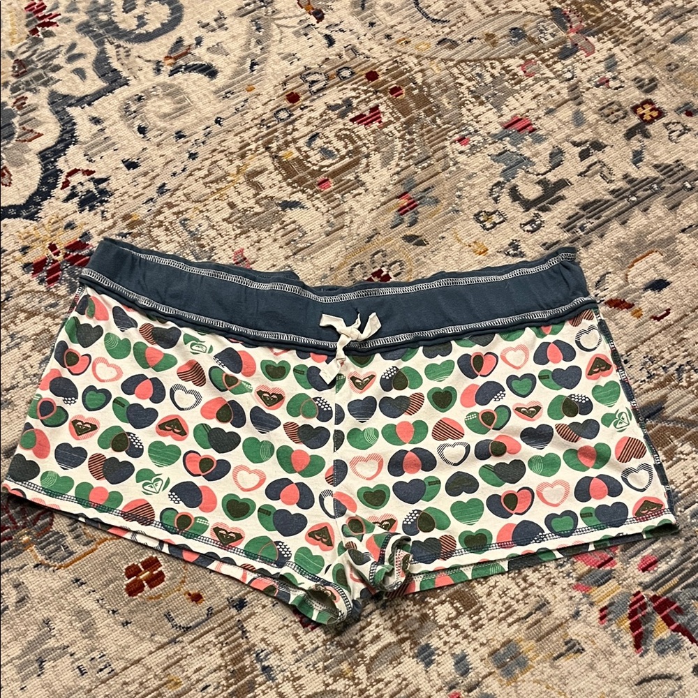 Y2K Roxy Stretchy Shorts Medium
